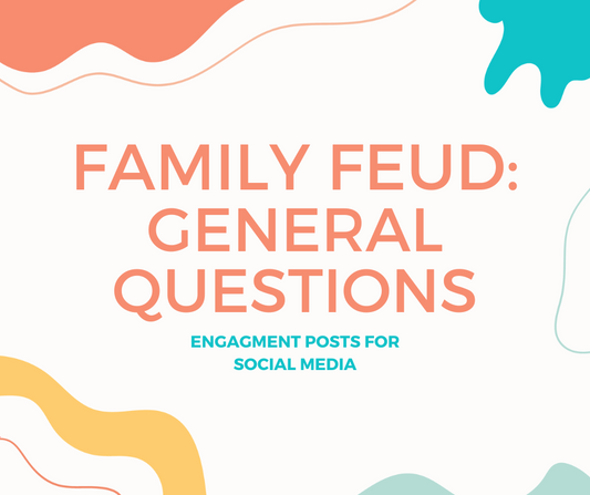 Family Feud: General Questions Social Media Content