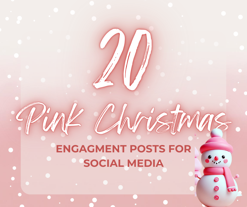 Pink Christmas Social Media Engagements